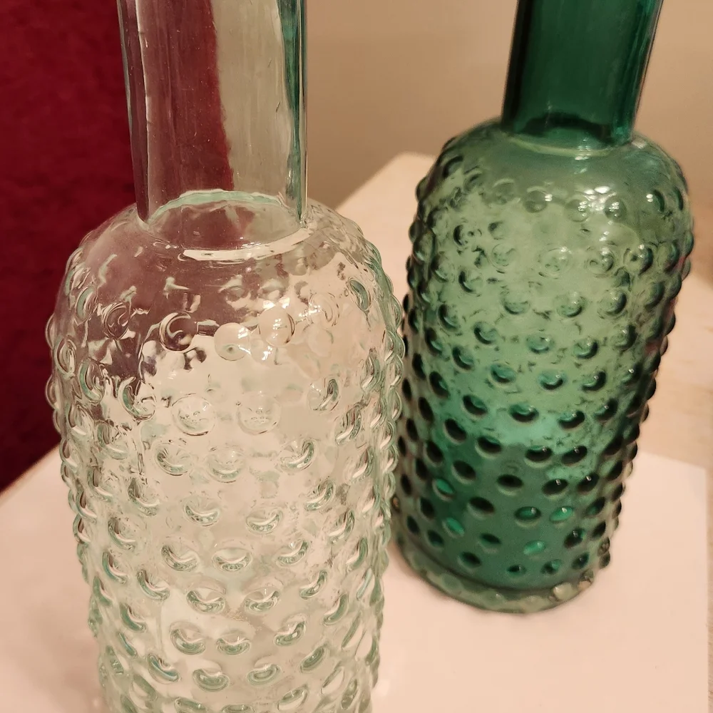 WEST ELM BLUE BOTTLE..1O